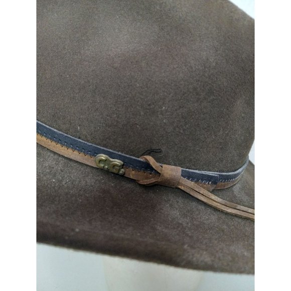 Classic Brown Fedora Hat - Picture 3 of 6